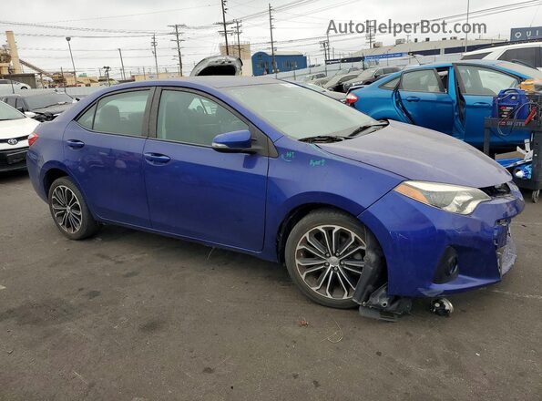 5YFBURHEXGP423086 2016 TOYOTA COROLLA Blue Front right