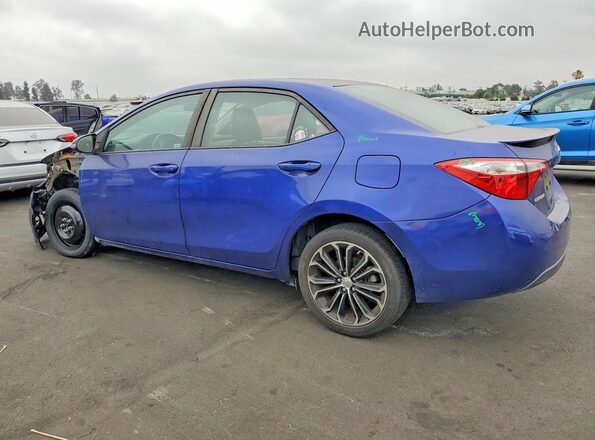 5YFBURHEXGP423086 2016 TOYOTA COROLLA Blue Rear left