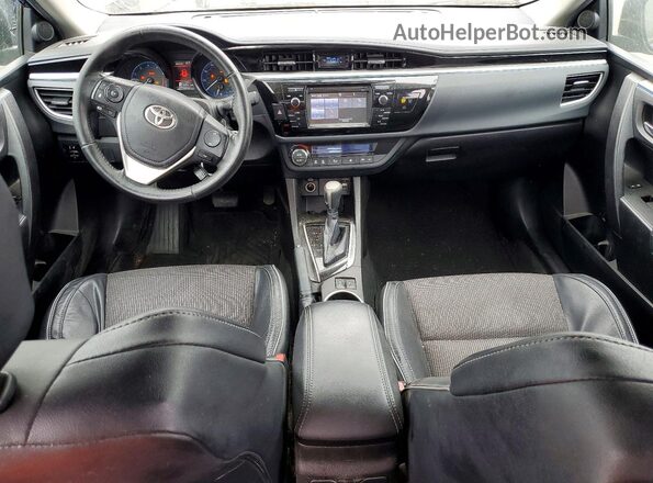 5YFBURHEXGP423086 2016 TOYOTA COROLLA Blue Dashboard view