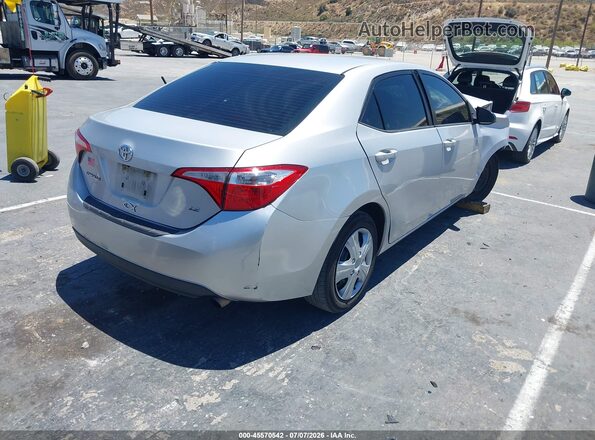 5YFBURHEXGP436968 2016 TOYOTA COROLLA Silver Tył prawy