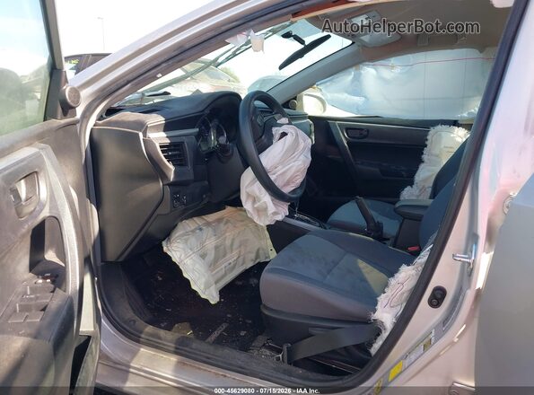 5YFBURHEXGP460705 2016 TOYOTA COROLLA Silver Սալոնի դիմացի տեսք