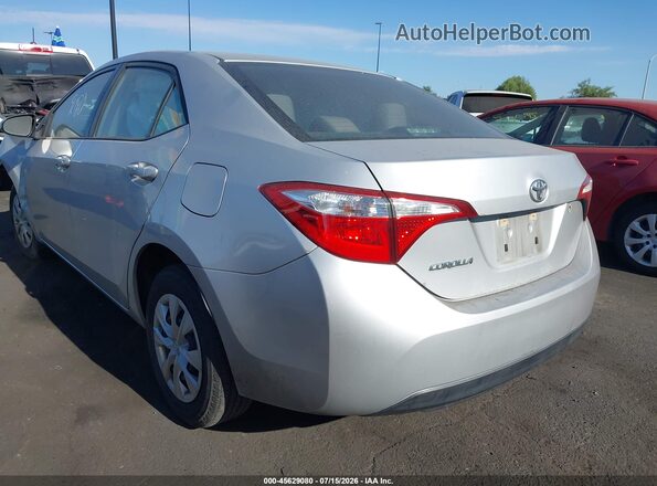 5YFBURHEXGP460705 2016 TOYOTA COROLLA Silver Հետևի ձախ