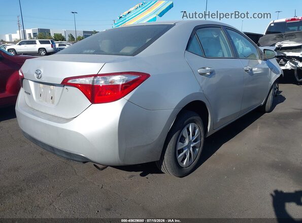 5YFBURHEXGP460705 2016 TOYOTA COROLLA Silver Հետևի աջ