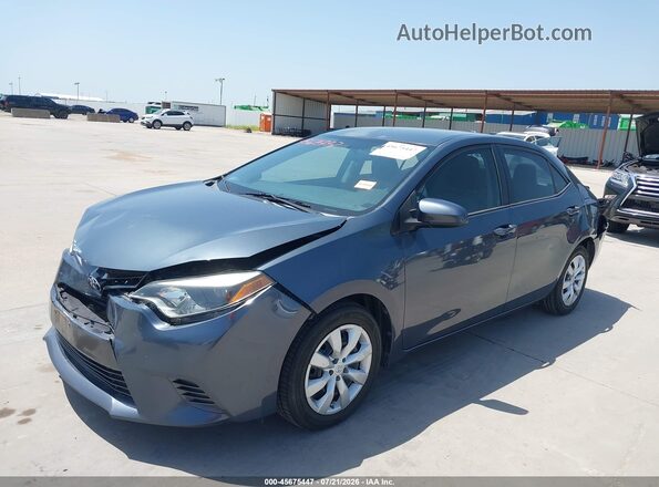 5YFBURHEXGP482705 2016 TOYOTA COROLLA Blue Przód lewy