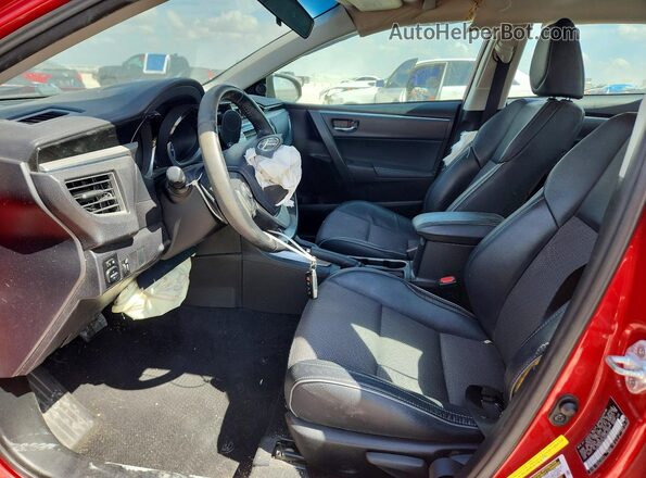 5YFBURHEXGP488858 2016 TOYOTA COROLLA Красный Вид салона спереди
