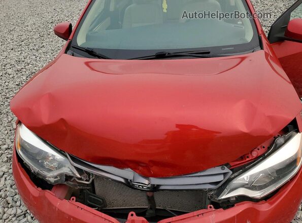 5YFBURHEXGP503441 2016 TOYOTA COROLLA Red უკანა სალონის ხედი
