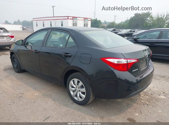 5YFBURHEXGP522085 2016 TOYOTA COROLLA Black Задня ліва чверть