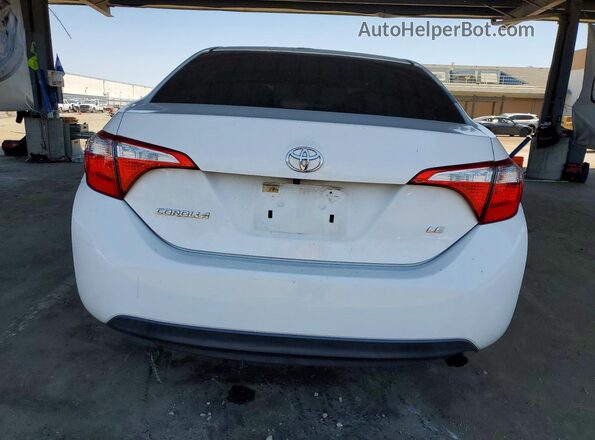 5YFBURHEXGP533863 2016 TOYOTA COROLLA White Vista trasera