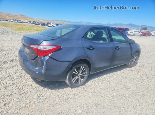 5YFBURHEXGP543891 2016 TOYOTA COROLLA Blue Tył prawy