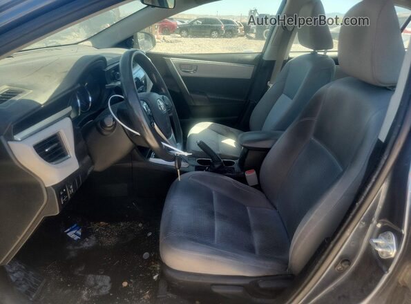 5YFBURHEXGP543891 2016 TOYOTA COROLLA Blue Widok wnętrza z przodu