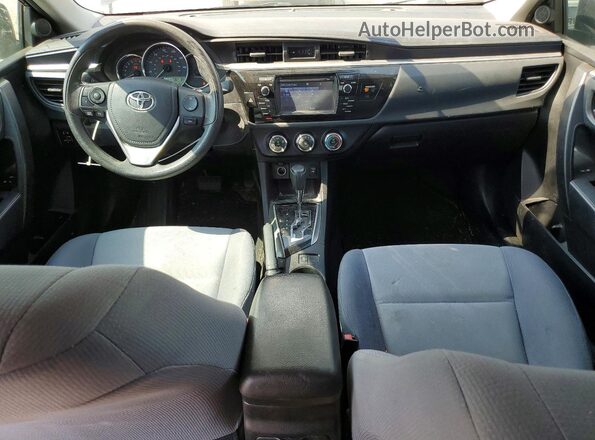 5YFBURHEXGP546533 2016 TOYOTA COROLLA Черный Вид панели приборов