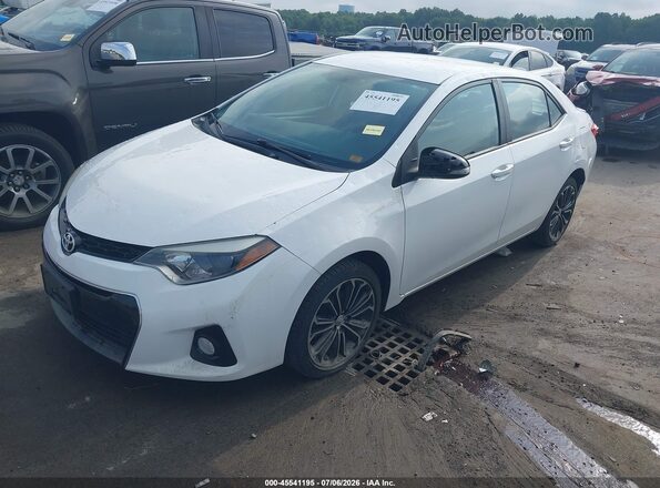 5YFBURHEXGP547679 2016 TOYOTA COROLLA White Առջևի ձախ երեք քառորդ տեսարան