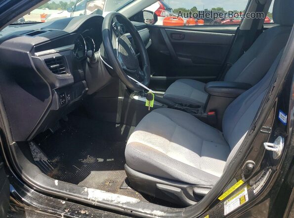 5YFBURHEXGP558553 2016 TOYOTA COROLLA Черный Вид салона спереди