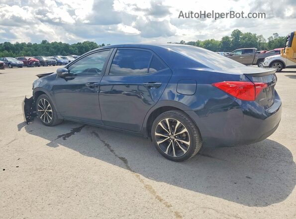 5YFBURHEXHP656659 2017 TOYOTA COROLLA Синий Задняя левая четверть