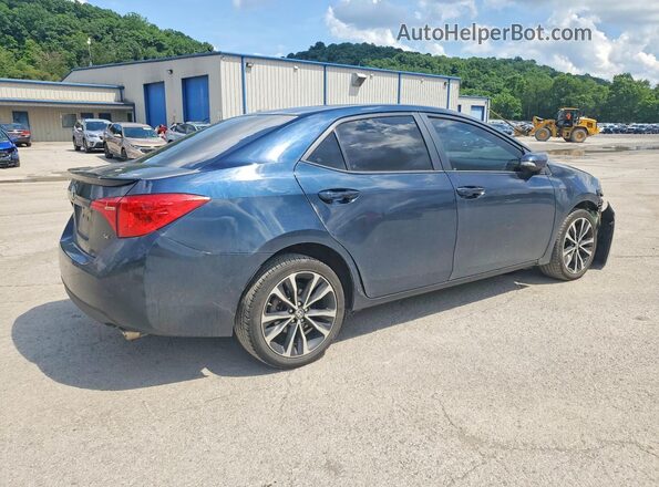 5YFBURHEXHP656659 2017 TOYOTA COROLLA Синий Задняя правая четверть