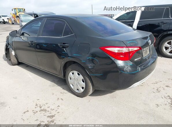 5YFBURHEXHP664700 2017 TOYOTA COROLLA Black Задня ліва чверть
