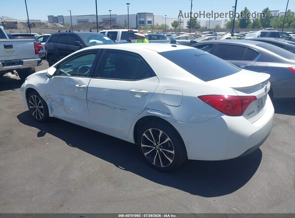 5YFBURHEXJP776967 2018 TOYOTA COROLLA White Tył lewy