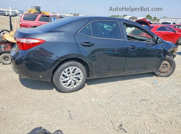 5YFBURHEXJP833569 2018 TOYOTA COROLLA Черный Задняя правая четверть