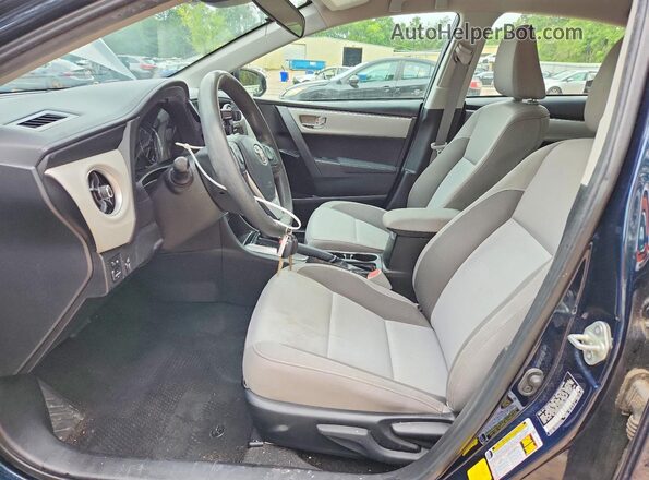 5YFBURHEXKP867142 2019 TOYOTA COROLLA Черный Вид салона спереди