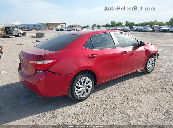5YFBURHEXKP871238 2019 TOYOTA COROLLA Красный Задняя правая четверть