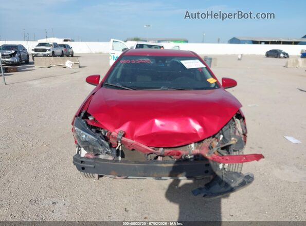 5YFBURHEXKP871238 2019 TOYOTA COROLLA Красный Вид спереди