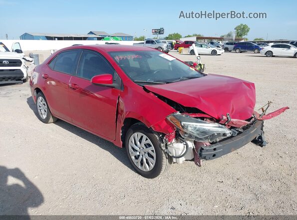 5YFBURHEXKP871238 2019 TOYOTA COROLLA Красный 
