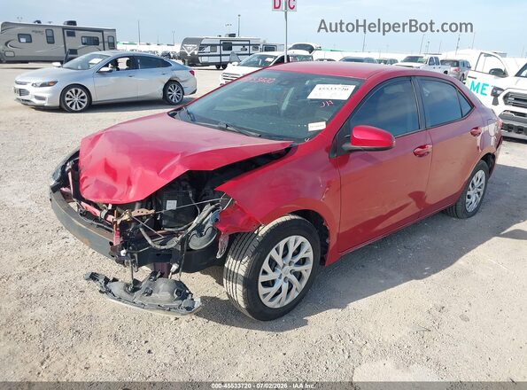 5YFBURHEXKP871238 2019 TOYOTA COROLLA Красный 