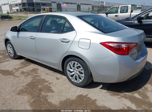 5YFBURHEXKP891747 2019 TOYOTA COROLLA Серебряный Задняя левая четверть