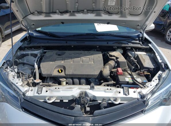 5YFBURHEXKP891747 2019 TOYOTA COROLLA Серебряный Вид сзади