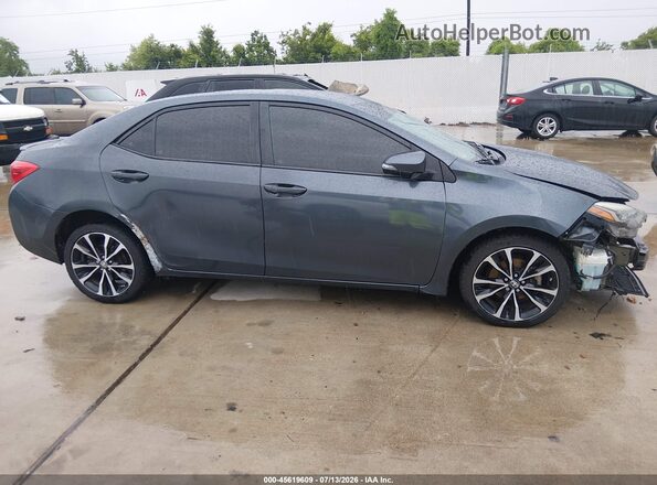 5YFBURHEXKP892364 2019 TOYOTA COROLLA Серый Вид задней части салона