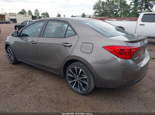 5YFBURHEXKP927615 2019 TOYOTA COROLLA Gray Հետևի ձախ