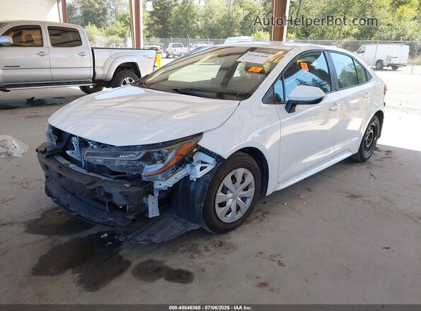 5YFDPMAE1MP253385 2021 TOYOTA COROLLA White წინა მარცხენა ხედი სამი მეოთხედიდან