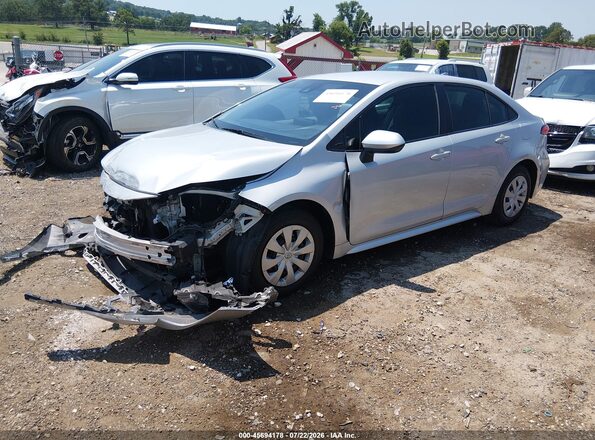 5YFDPMAE5MP163690 2021 TOYOTA COROLLA Silver Առջևի ձախ երեք քառորդ տեսարան