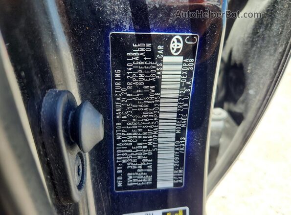 5YFDPMAE5MP202858 2021 TOYOTA COROLLA Black ძრავის განყოფილების ხედი