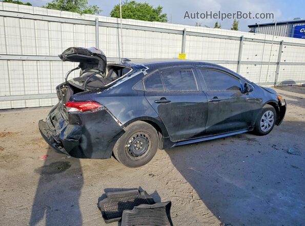 5YFDPMAE7NP390736 2022 TOYOTA COROLLA Black უკანა მარჯვენა
