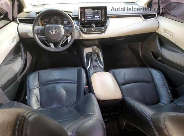 5YFDPMAE7NP390736 2022 TOYOTA COROLLA Black წინა პანელის ხედი