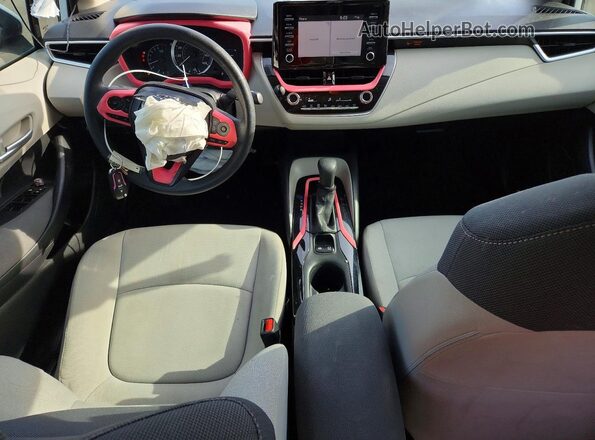 5YFDPRAE0LP022411 2020 TOYOTA COROLLA White Առջևի վահանակի տեսք