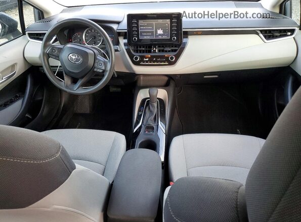 5YFDPRAE1LP006024 2020 TOYOTA COROLLA Blue Առջևի վահանակի տեսք