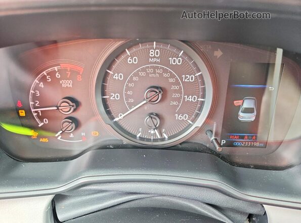 5YFDPRAE5LP131592 2020 TOYOTA COROLLA Blue Սարքավորումների վահանակի տեսք
