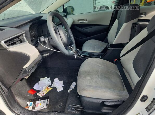 5YFDPRAE7LP056281 2020 TOYOTA COROLLA White წინა სალონის ხედი