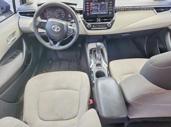 5YFDPRAE7LP071671 2020 TOYOTA COROLLA Black Առջևի վահանակի տեսք