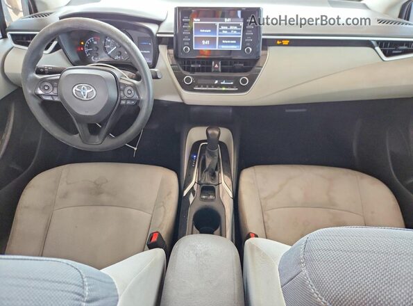 5YFDPRAEXLP049065 2020 TOYOTA COROLLA Серый Вид панели приборов
