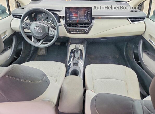5YFEPMAE0MP174343 2021 TOYOTA COROLLA Black Widok deski rozdzielczej