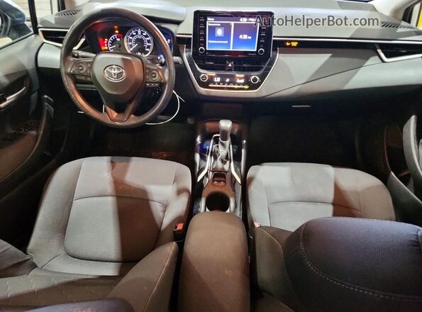 5YFEPMAE0MP182376 2021 TOYOTA COROLLA White Dashboard view