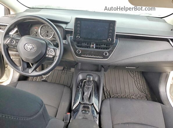 5YFEPMAE0MP262065 2021 TOYOTA COROLLA White წინა პანელის ხედი