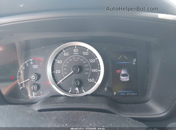 5YFEPMAE0MP262213 2021 TOYOTA COROLLA White უკანა სავარძლების ხედი