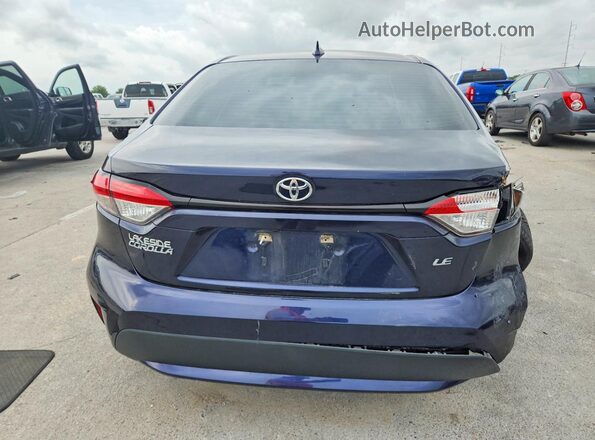 5YFEPMAE0MP267797 2021 TOYOTA COROLLA Blue Вид ззаду