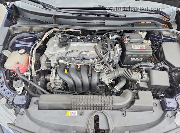 5YFEPMAE0MP267797 2021 TOYOTA COROLLA Blue Вид задньої частини салону