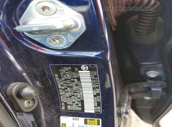 5YFEPMAE0NP343911 2022 TOYOTA COROLLA Blue Vista del compartimento del motor