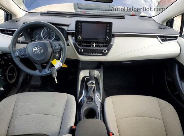 5YFEPMAE0NP343911 2022 TOYOTA COROLLA Blue Vista del salpicadero